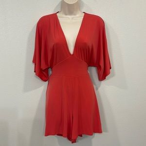 Express Coral Romper.